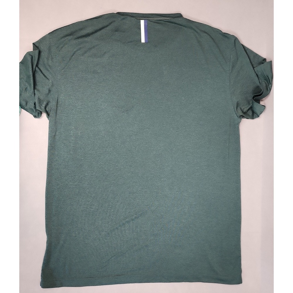 Rhoback Green Tshirt Lg Athletic Performance Golf Short Sleeve Stretch Solid - Picture 8 of 10